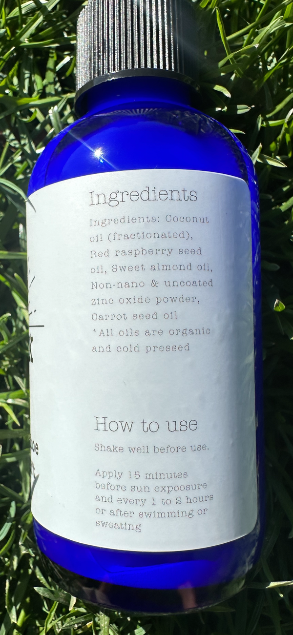 Sun Milk: All Natural Sun Screen SPF30 (4oz)