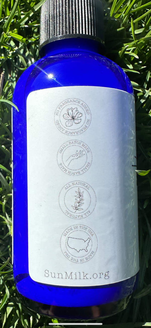 Sun Milk: All Natural Sun Screen SPF30 (4oz)