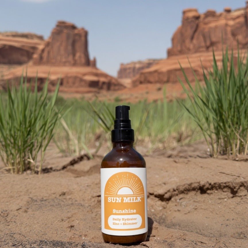 Sunshine by Sun Milk™ - All Natural Daily Shimmer Hydrator with Original or Lite Zinc - Sun Milk