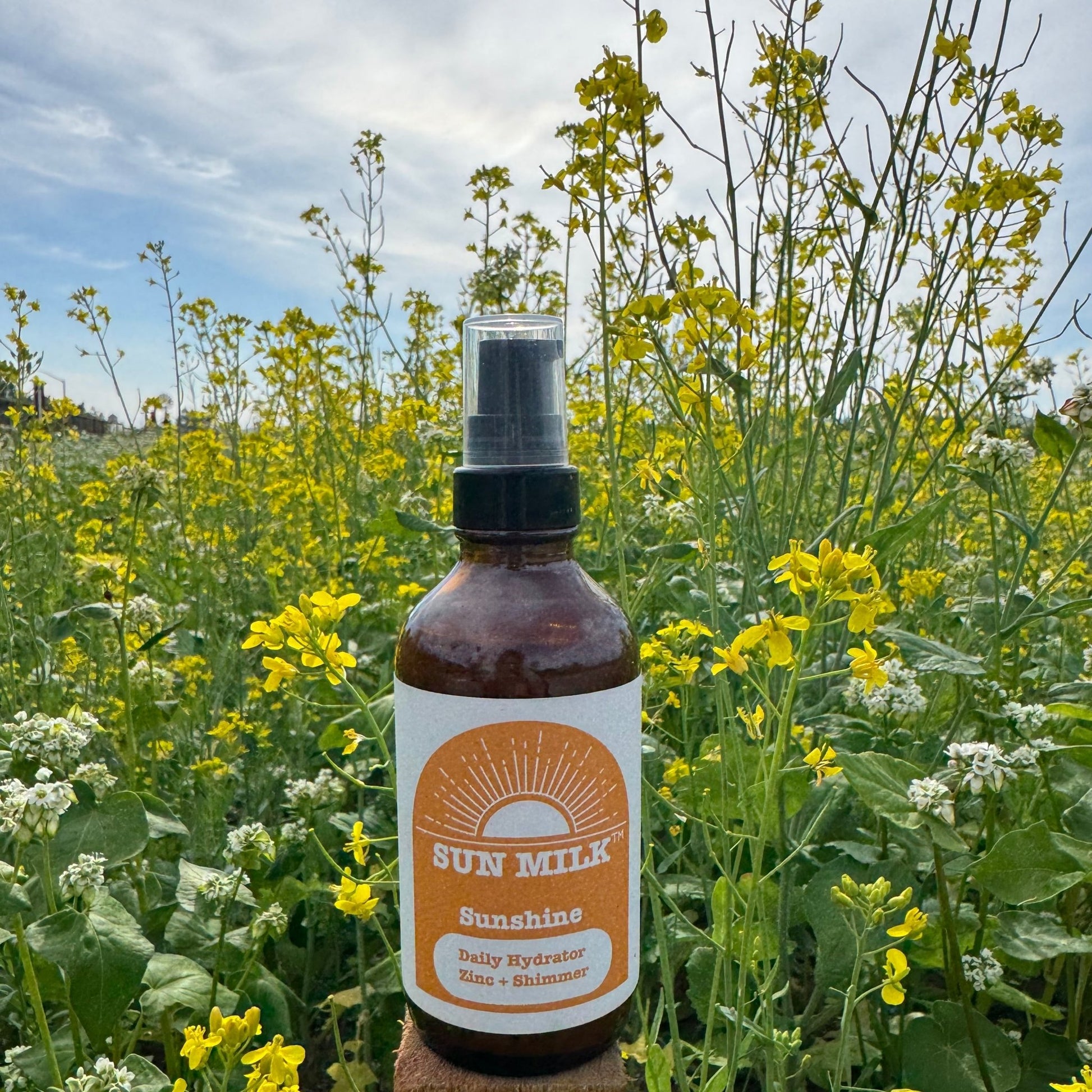 Sunshine by Sun Milk™ - All Natural Daily Shimmer Hydrator with Original or Lite Zinc - Sun Milk