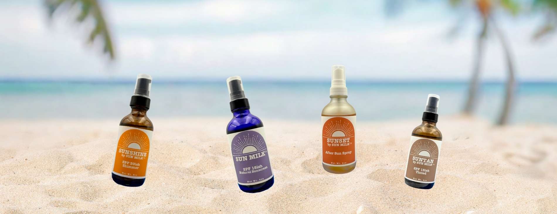 Sunshine by Sun Milk™ - Shimmer Sunscreen, SPF15 & 30 - Sun Milk